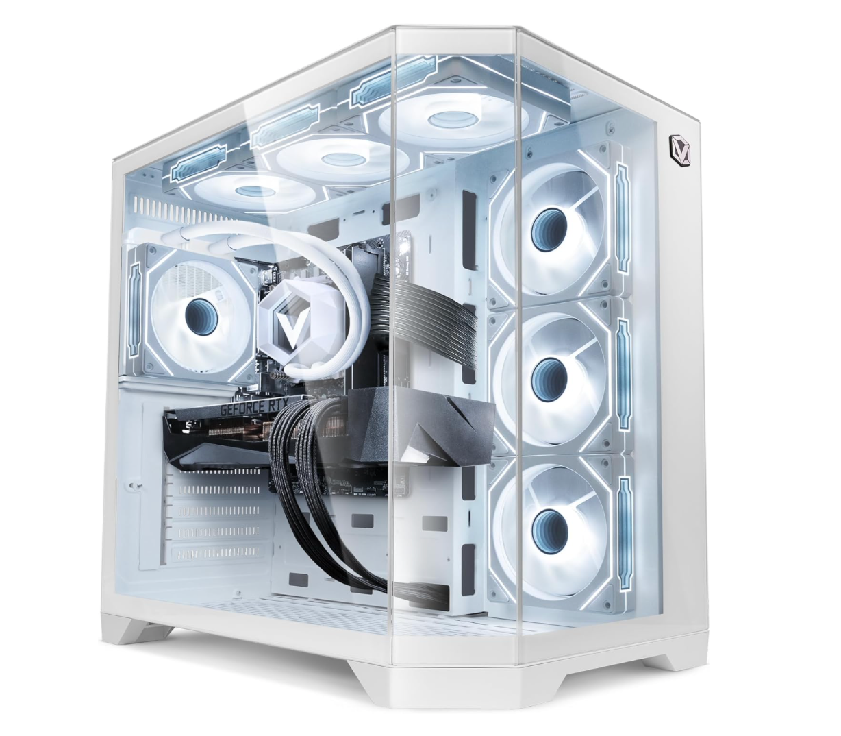 Vibox Gaming PC • Intel Core i9 12900KF 5.2GHz • Nvidia RTX 5070 12GB • 32GB RAM • 1TB NVMe SSD • Windows 11 • WiFi • White