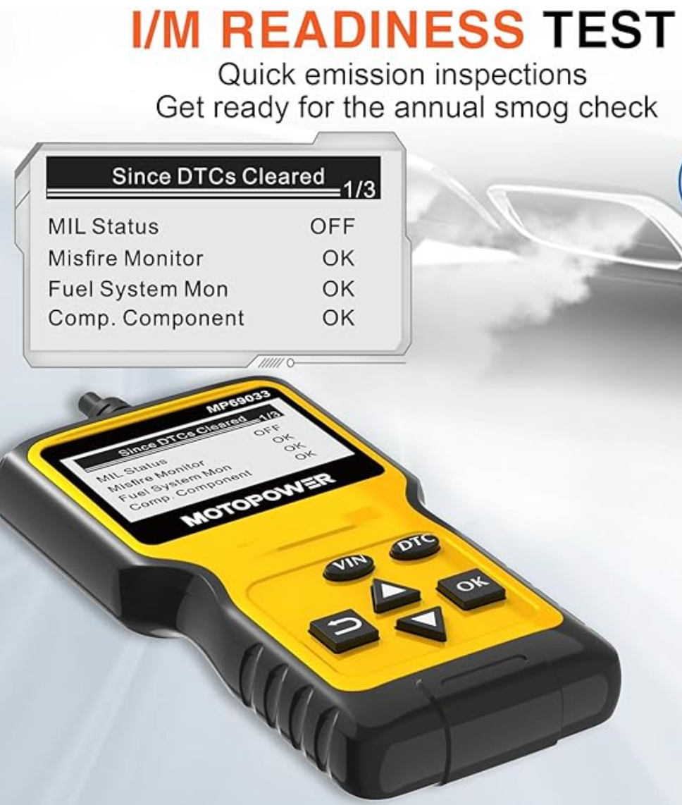 MOTOPOWER MP69033 OBD2 Scanner Universal Car Engine Fault Code Reader, CAN Diagnostic Scan Tool for All OBD II Protocol Cars